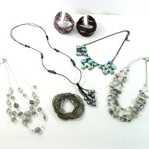 Jewelry Lot Necklaces Bracelets Beads